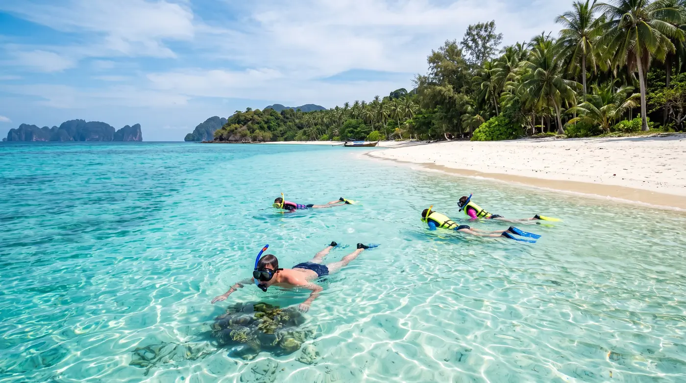 Bamboo Island (Ko Mai Phai): The Snorkel Stop — bamboo island phi phi, Phi Phi Islands, Thailand
