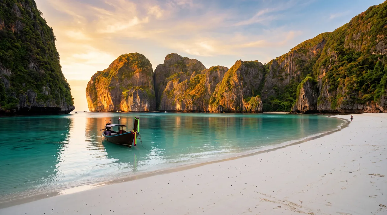 Maya Bay Sunrise Tour from Phi Phi with Breakfast — boat tour to Maya Bay and the Phi Phi Islands, Thailand